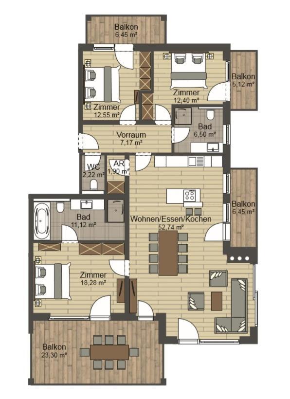 Residenz Der Wieshofer Apartamento Saalbach-Hinterglemm